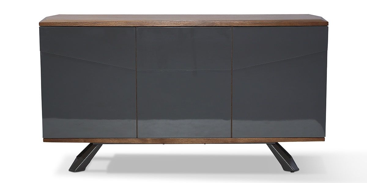 Buffet_laqué/bois_PUNE_-_Gris/Noyer_1_LaMaisonDuCanapé