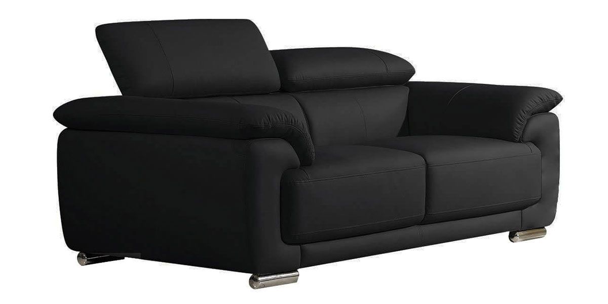 Canapé_2_places_en_cuir_noir_MARJORIE_1_LaMaisonDuCanapé