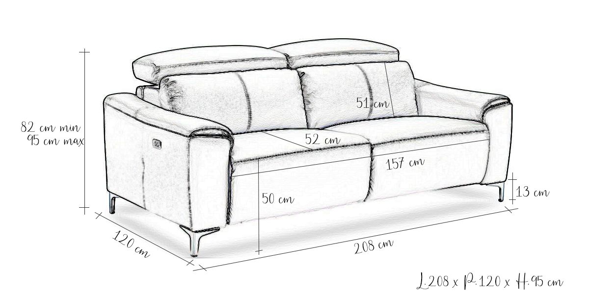 Canapé_relaxation_électrique_3_places_en_cuir_BIANCA_-_Gris_clair_4_LaMaisonDuCanapé