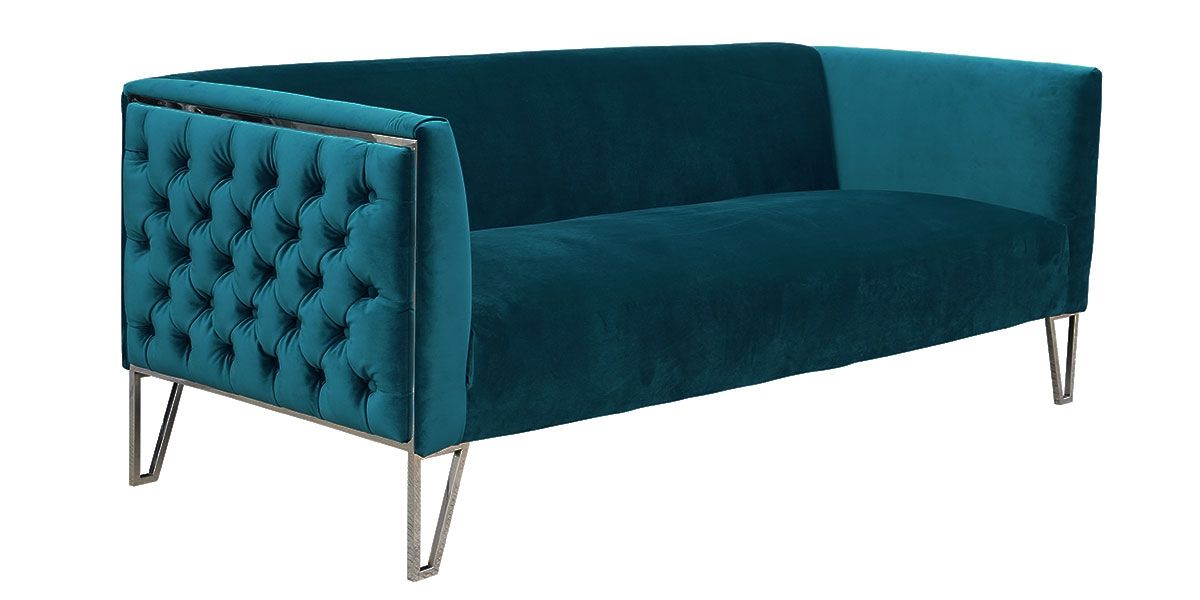 Canapé_3_places_en_tissu_DONOVAN_-_Bleu/Vert_2_LaMaisonDuCanapé
