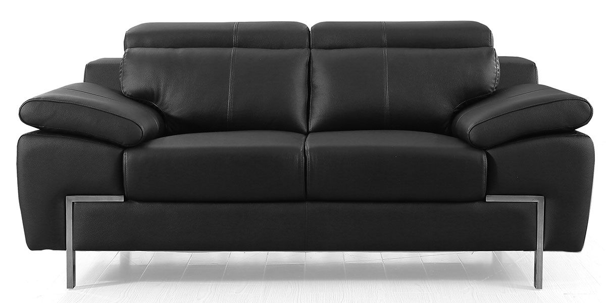 Canapé_2_places_Cuir_KARE_-_Noir_1_LaMaisonDuCanapé