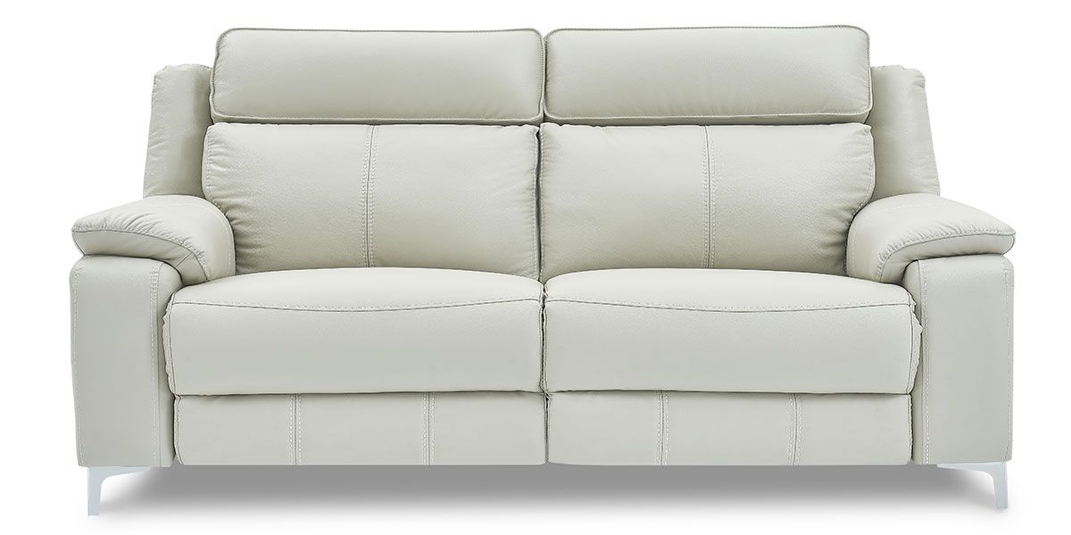Canapé_relaxation_électrique_3_places_en_cuir_KARA_-_Gris_clair_1_LaMaisonDuCanapé