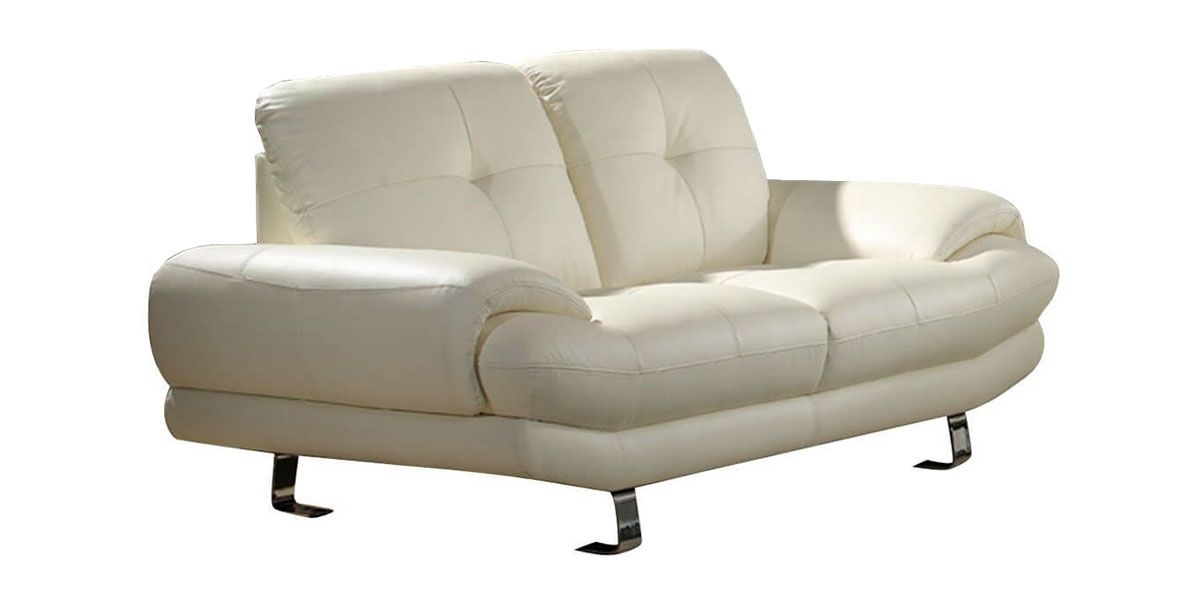 Canapé_2_places_en_cuir_beige_SWAN_1_LaMaisonDuCanapé