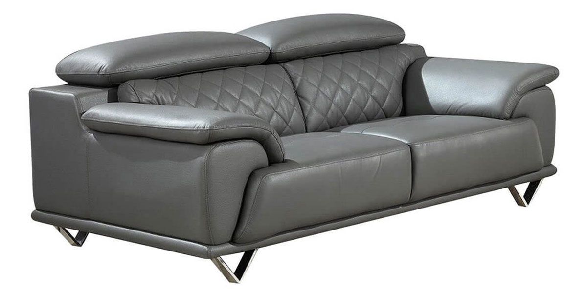 Canapé_2_places_en_cuir_gris_souris_GARCIA_1_LaMaisonDuCanapé