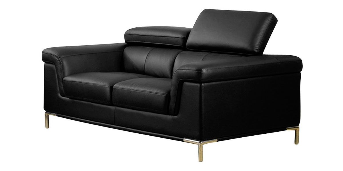 Canapé_2_places_en_cuir_noir_RANIA_1_LaMaisonDuCanapé