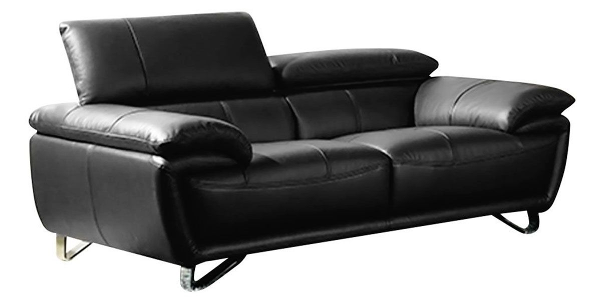 Canapé_2_places_en_cuir_noir_BAYA_1_LaMaisonDuCanapé