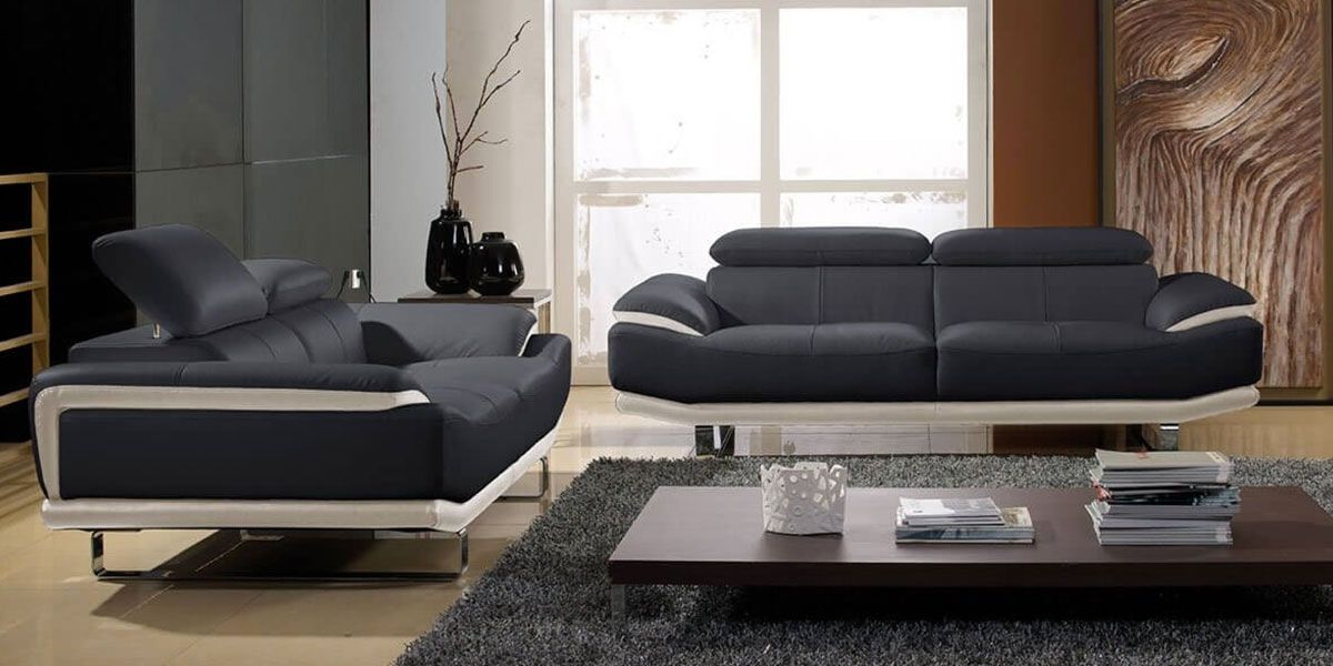 Canapé_2_places_en_cuir_noir_et_beige_OSMOZ_2_LaMaisonDuCanapé