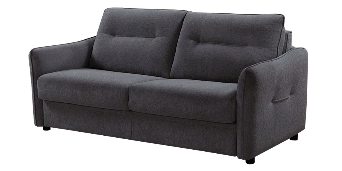Canapé_convertible_3_places_velours_PRESTO_-_Gris_foncé_1_LaMaisonDuCanapé