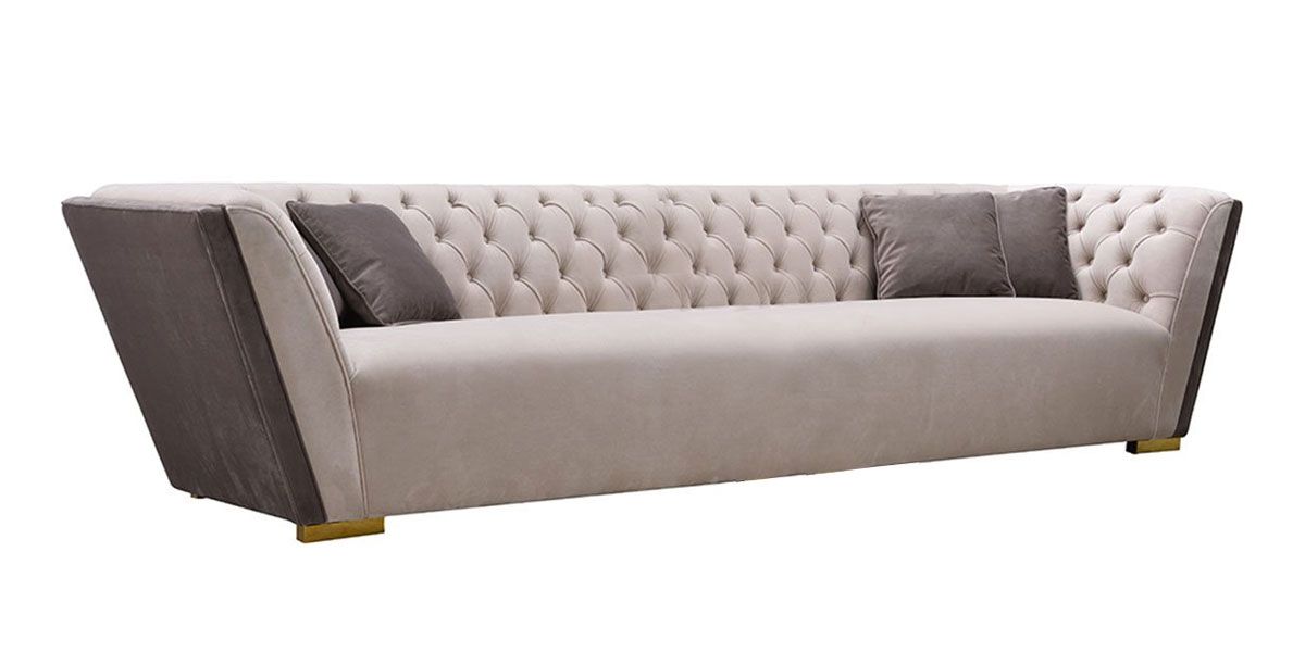 Canapé_3_places_en_velours_KIARA_-_Gris/Beige_2_LaMaisonDuCanapé