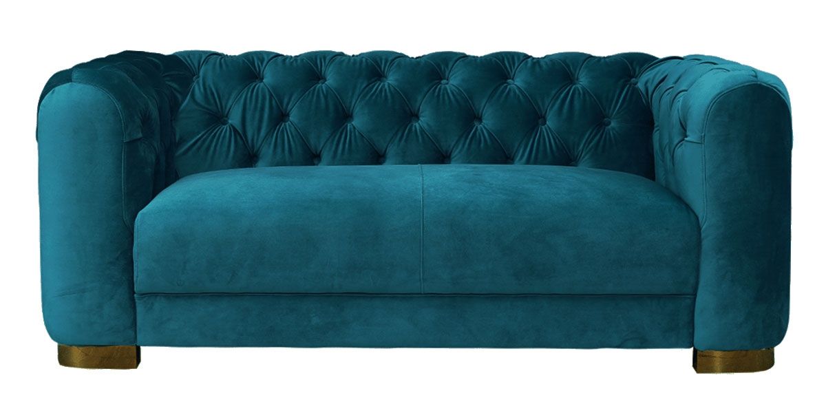 Canapé_3_places_en_velours_KITSCH_-_Bleu/Vert_1_LaMaisonDuCanapé