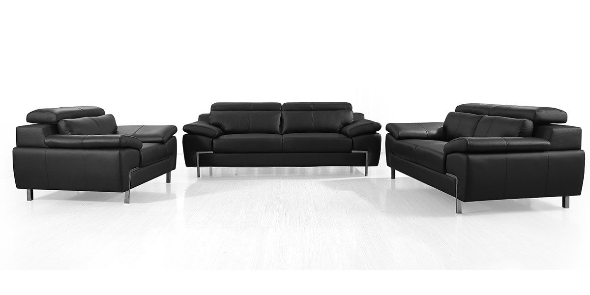 Fauteuil_Cuir_Design_KARE_-_Noir_3_LaMaisonDuCanapé
