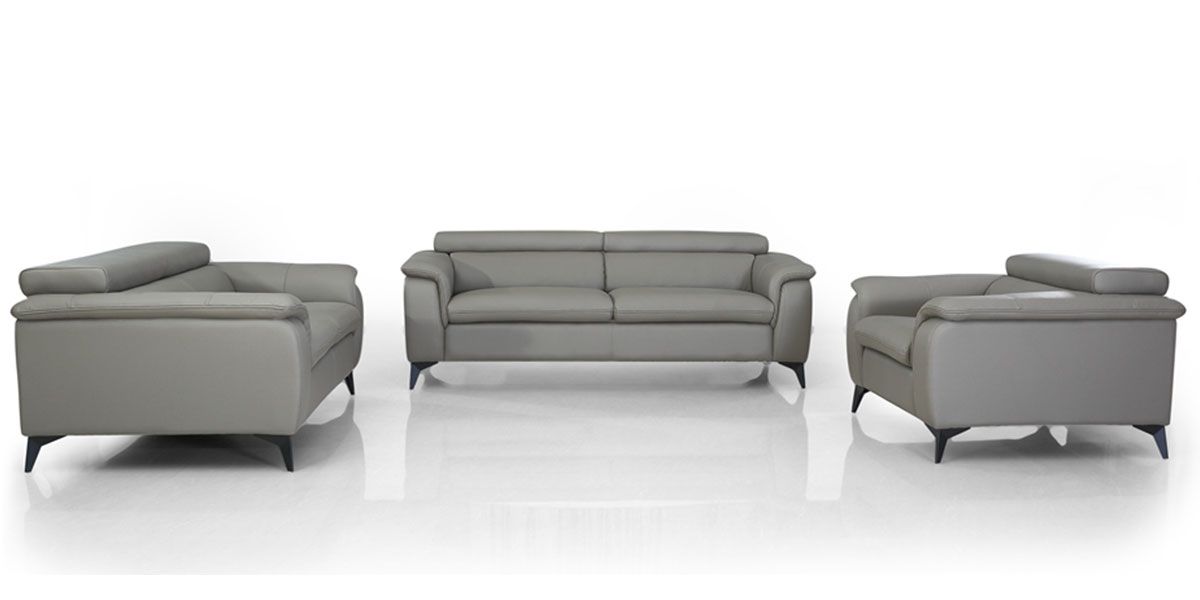 Fauteuil_Design_en_cuir_NEYLA_-_Gris_5_LaMaisonDuCanapé