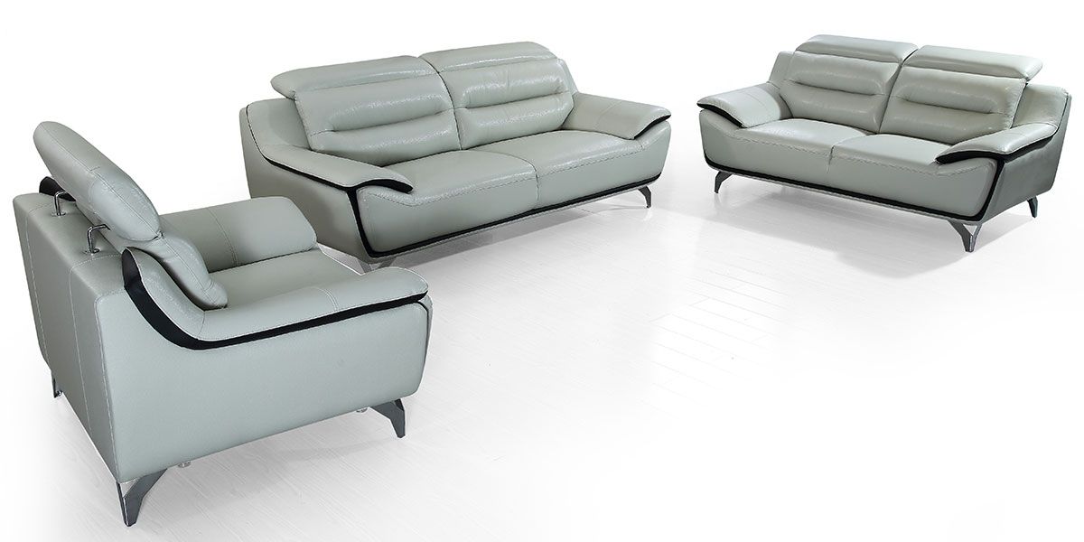 Canapé_2_places_en_cuir_JUDE_–_Gris_perle_&_Noir_3_LaMaisonDuCanapé