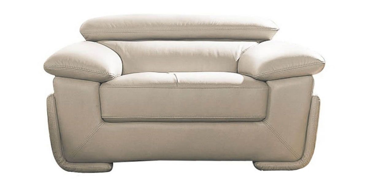 Fauteuil_en_Cuir_grain_semi-épais_SENA_-_Beige_1_LaMaisonDuCanapé
