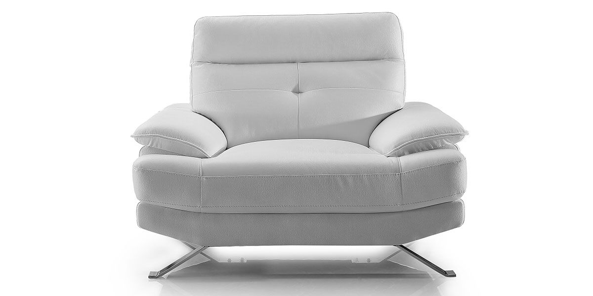 Fauteuil_Design_en_cuir_SYDNEY_-_Blanc_neige_1_LaMaisonDuCanapé