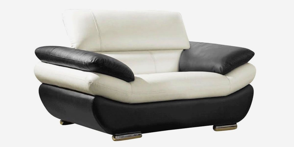 Fauteuil_en_cuir_blanc_et_noir_ROSY_1_LaMaisonDuCanapé