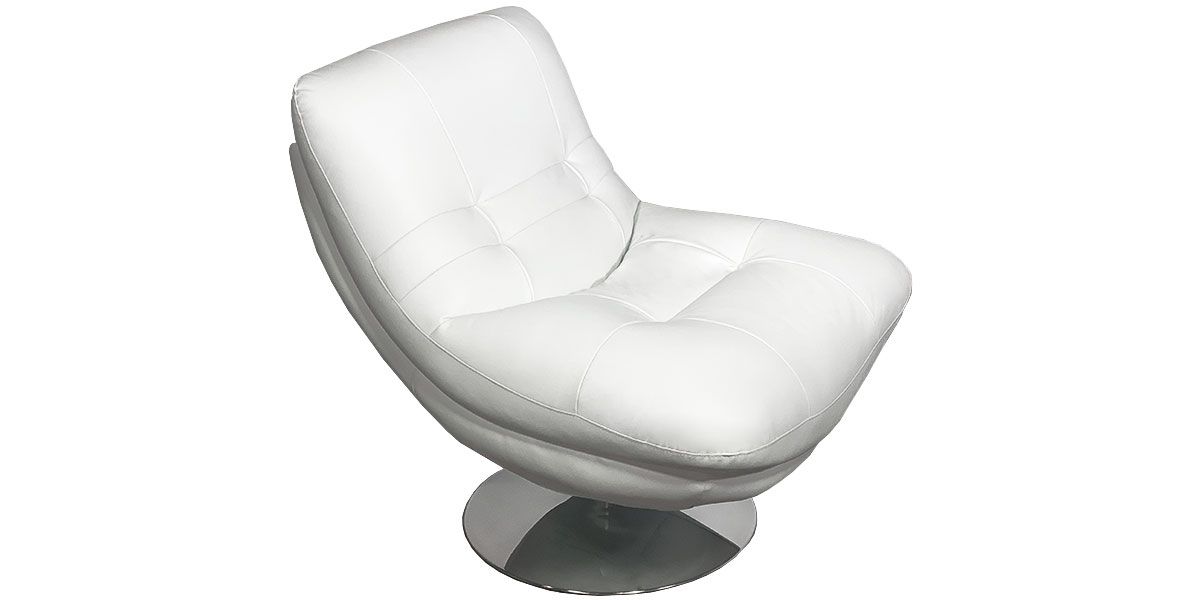 Fauteuil_pivotant_en_cuir_blanc_DIANE_1_LaMaisonDuCanapé