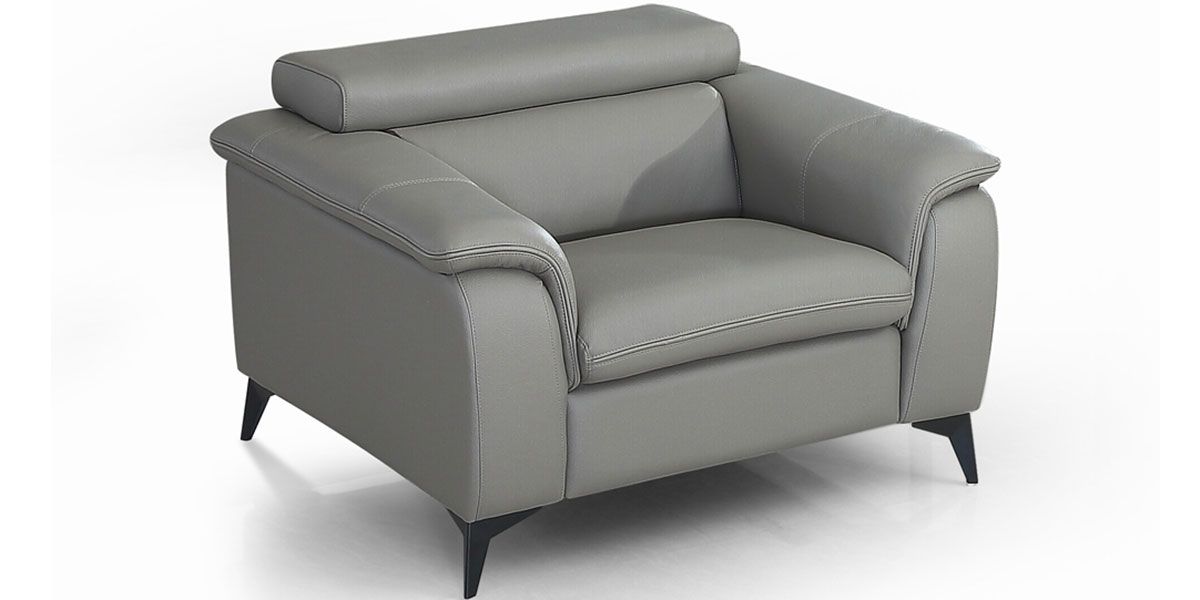Fauteuil_Design_en_cuir_NEYLA_-_Gris_2_LaMaisonDuCanapé