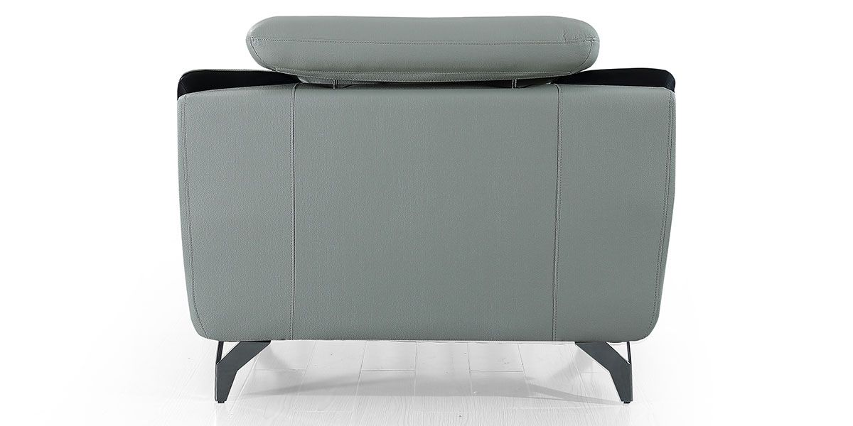 Fauteuil_cuir_Design_JUDE_–_Gris_perle_&_Noir_4_LaMaisonDuCanapé