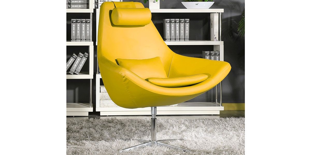 Fauteuil_pivotant_Design_LAYNA_-_Jaune_2_LaMaisonDuCanapé
