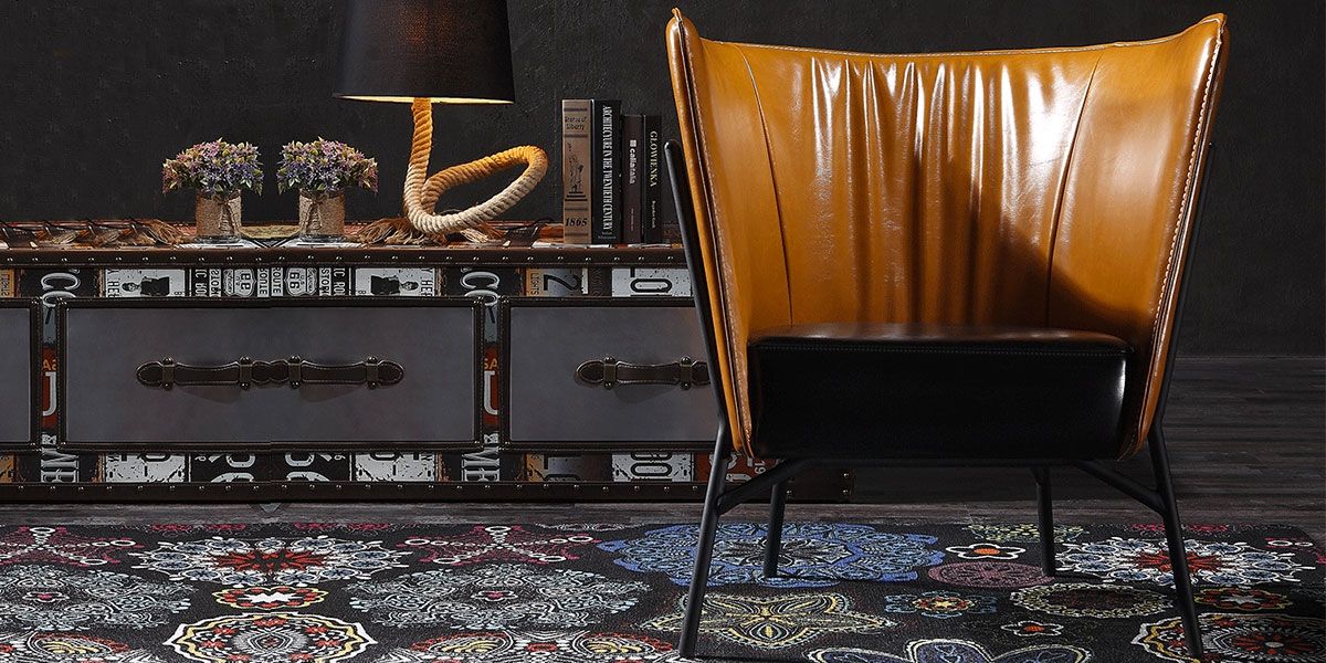Fauteuil_Design_MANAR_-_Marron/Noir_3_LaMaisonDuCanapé