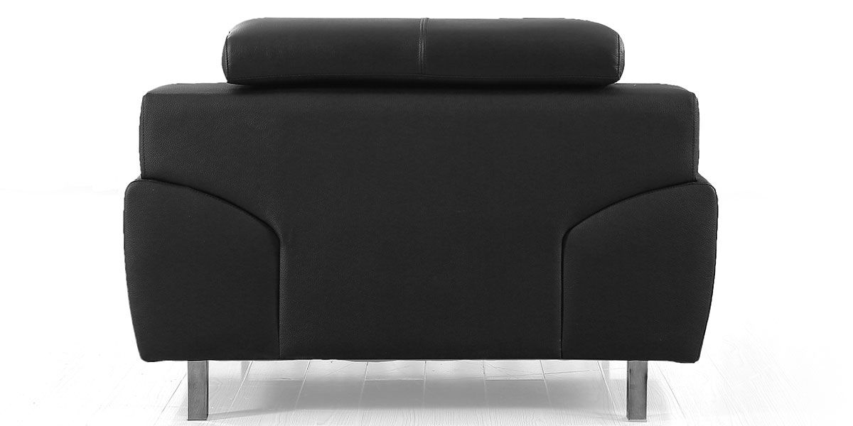 Fauteuil_Cuir_Design_KARE_-_Noir_4_LaMaisonDuCanapé