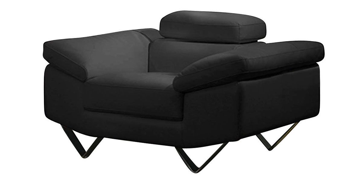 Fauteuil_en_Cuir_grain_épais_MAGNOLIA_-_Noir_1_LaMaisonDuCanapé