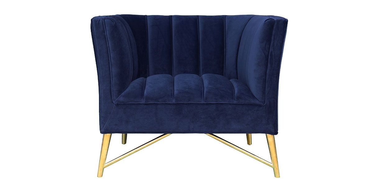Fauteuil_en_velours_ALAIA_-_Bleu_foncé_1_LaMaisonDuCanapé