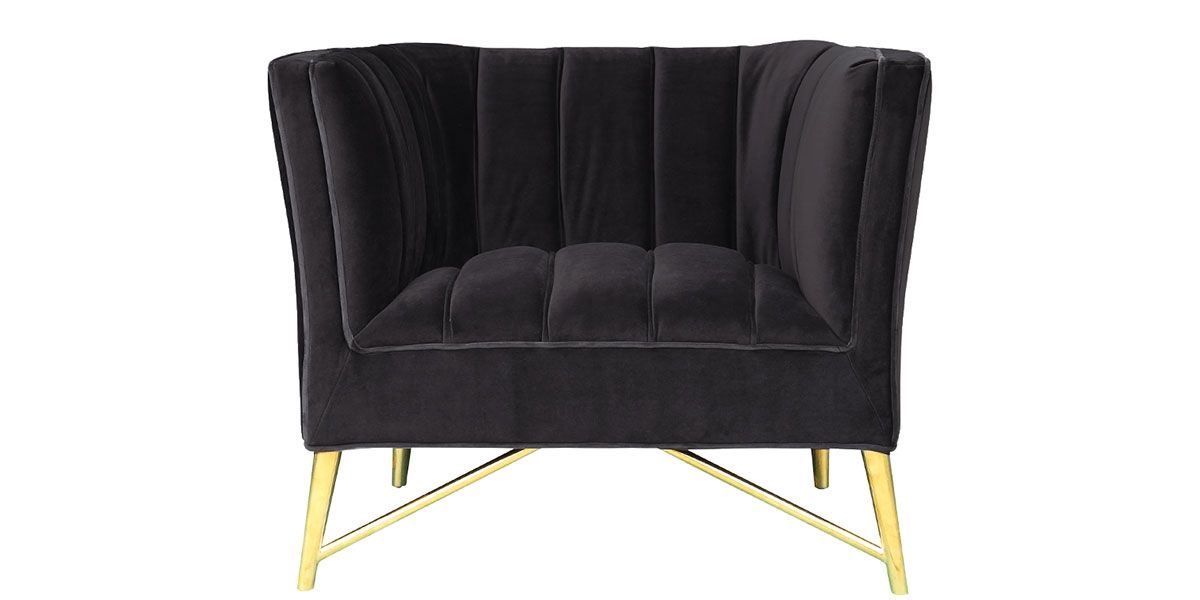 Fauteuil_en_velours_ALAIA-_Noir_1_LaMaisonDuCanapé