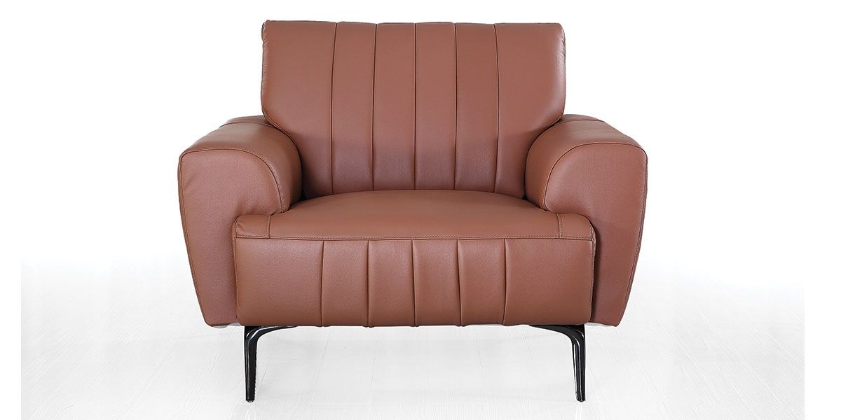 Fauteuil_cuir_Design_ROMY_-_Cognac_1_LaMaisonDuCanapé