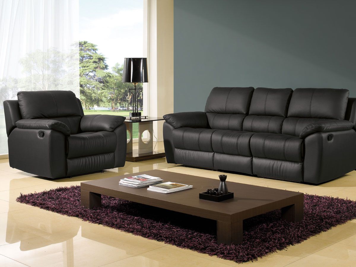 Fauteuil_relaxation_en_cuir_noir_GIORGINA_2_LaMaisonDuCanapé