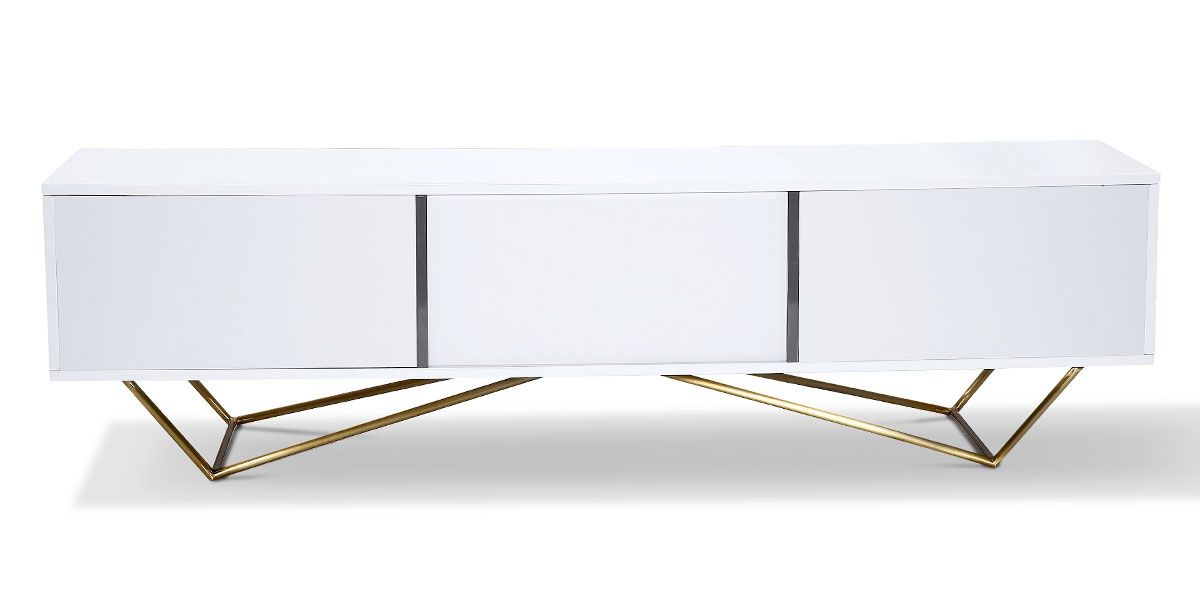 Meuble_TV_laqué/acier_JAZZ-_Blanc/Gris/Gold_5_LaMaisonDuCanapé