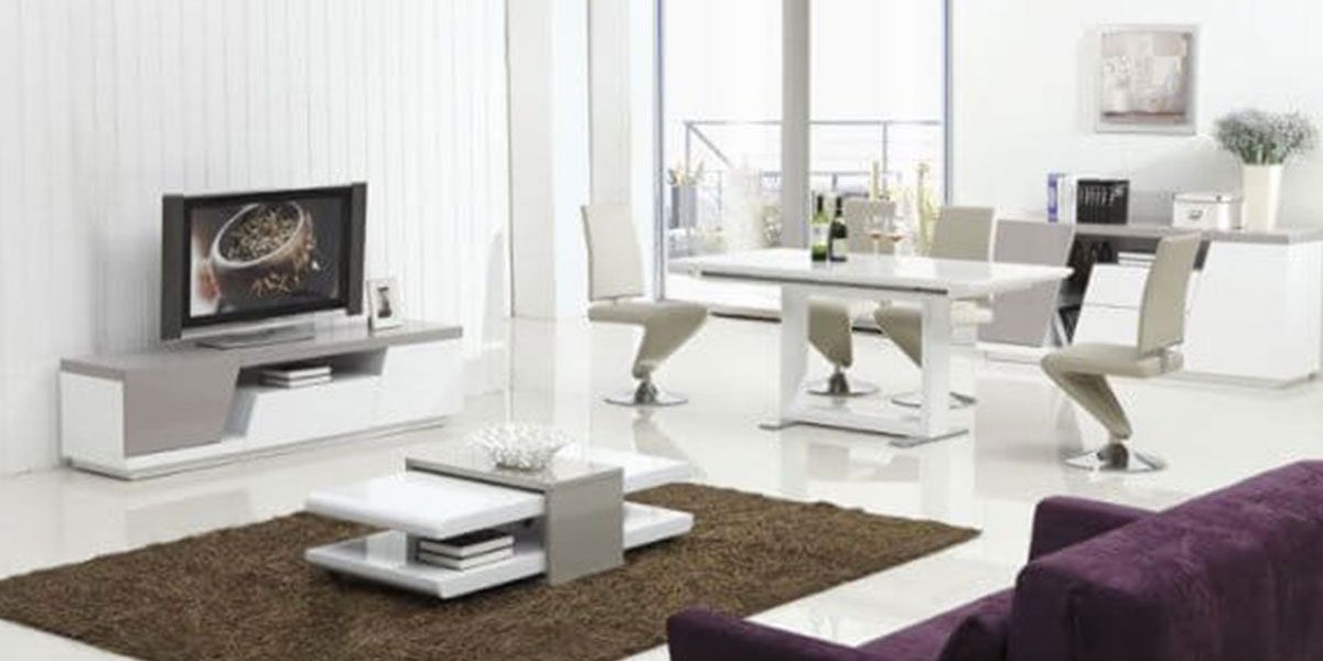 Meuble_TV_laqué_SIANA_-_Blanc_/_Taupe_2_LaMaisonDuCanapé