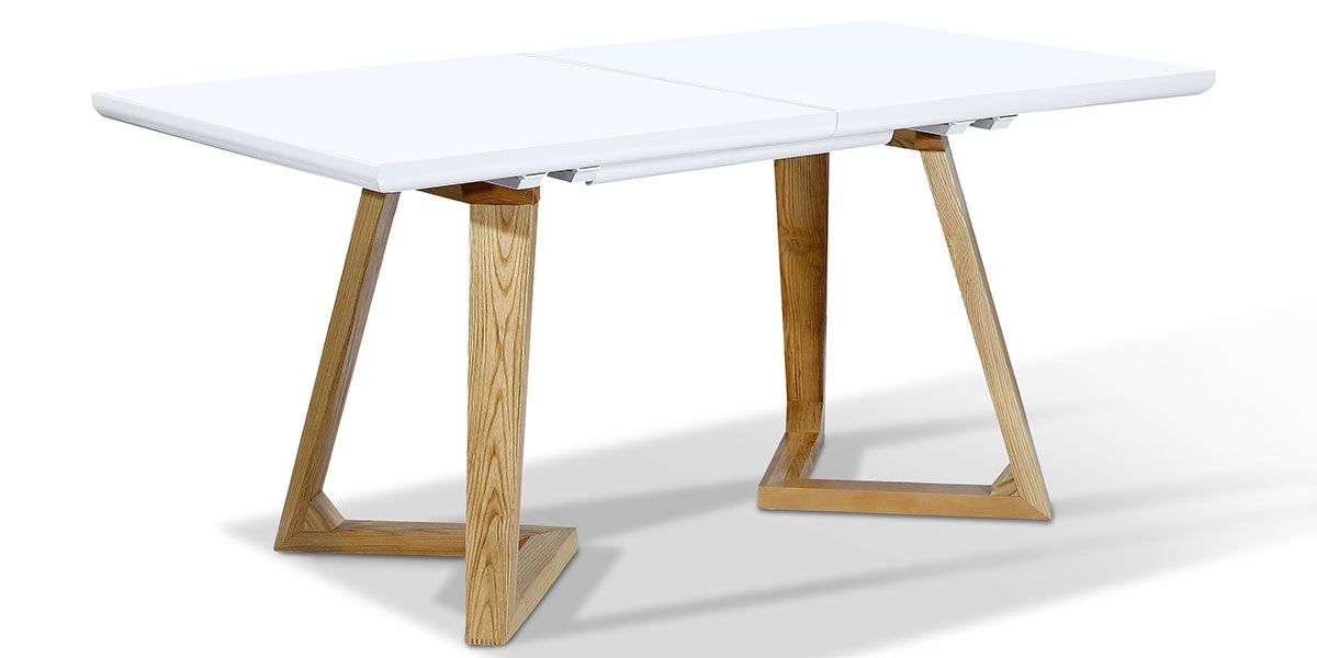 Table_à_manger_extensible_bois/laqué_DUNE__-_Frêne/Blanc_3_LaMaisonDuCanapé
