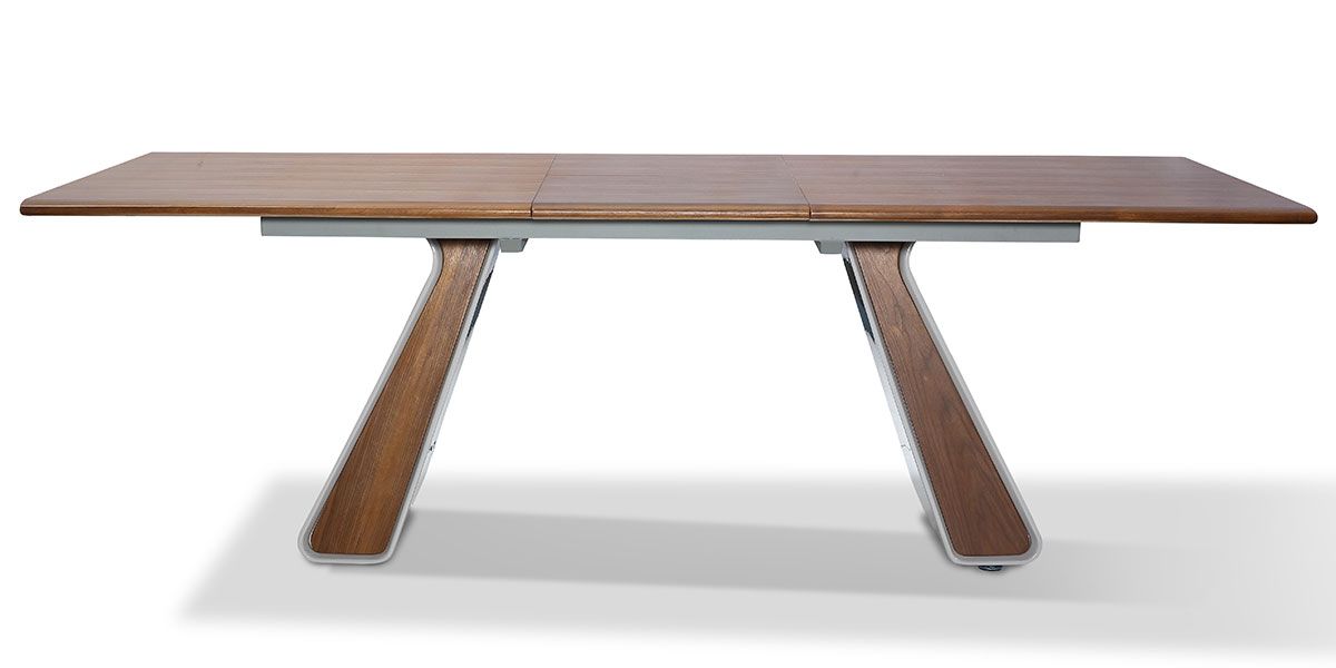Table_à_manger_extensible_bois/laqué_ISORA_-_Noyer/Gris_2_LaMaisonDuCanapé