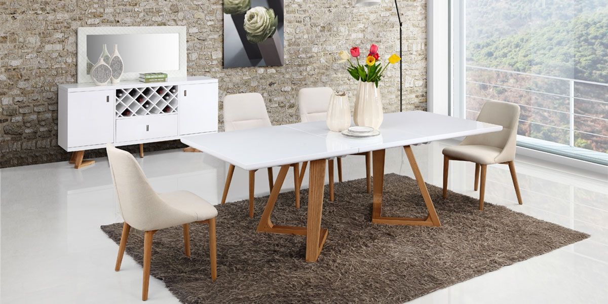 Table_à_manger_extensible_bois/laqué_DUNE__-_Frêne/Blanc_2_LaMaisonDuCanapé