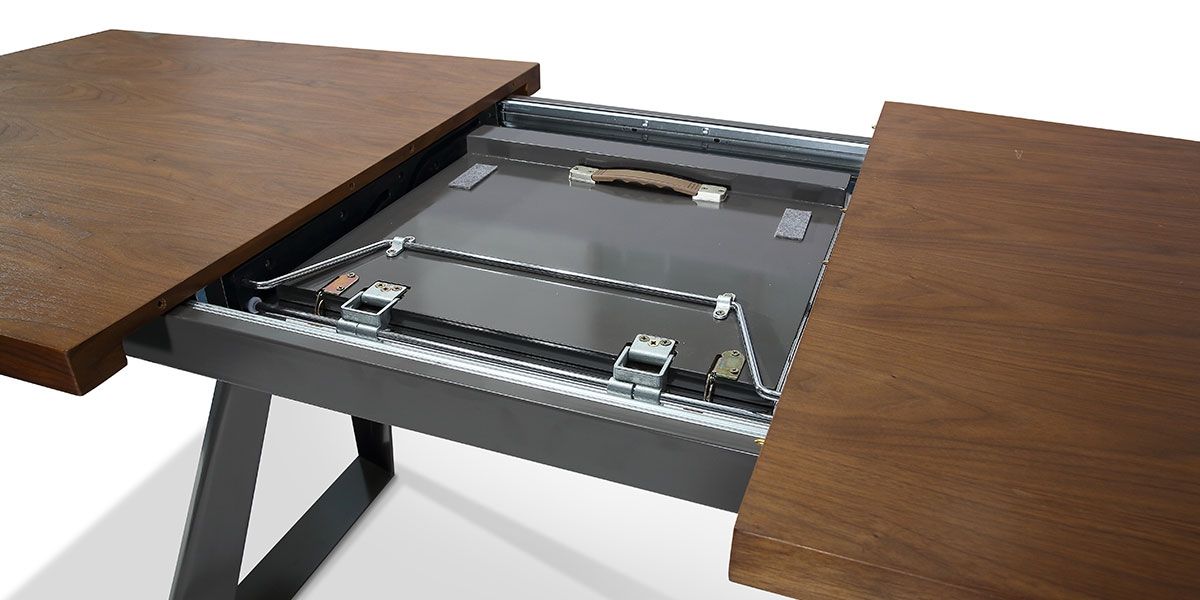 Table_à_manger_extensible_bois/laqué_PUNE_-_Noyer/Gris_6_LaMaisonDuCanapé