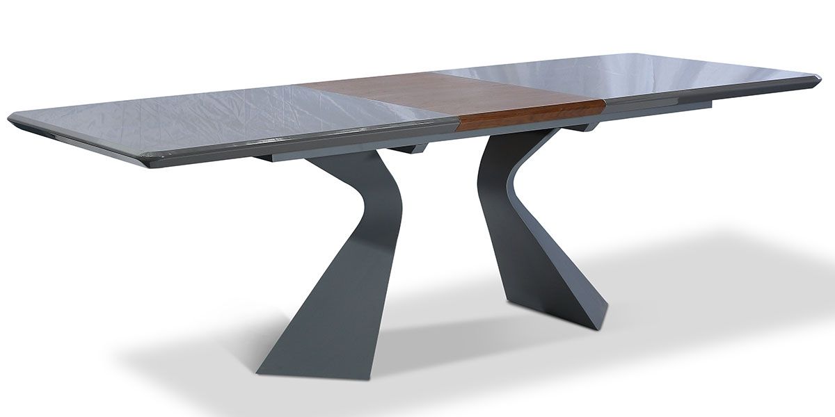 Table_à_manger_extensible_bois/laqué_WEST_-_Noyer/Gris_5_LaMaisonDuCanapé