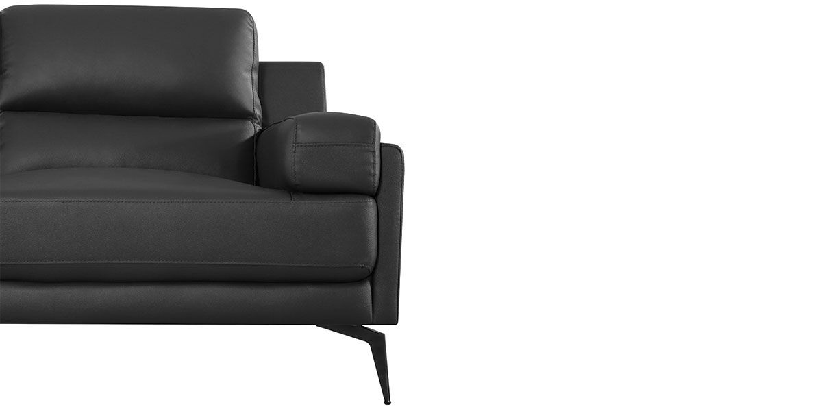 Fauteuil_cuir_Design_MAYRON_-_Noir_6_LaMaisonDuCanapé