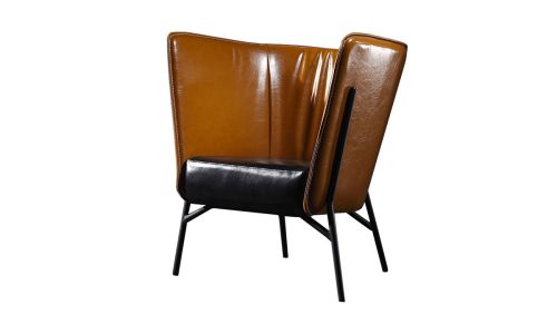Fauteuil Design MANAR - Marron/Noir
