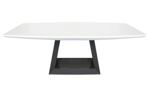 Table basse laquée GRIZZY - Blanc