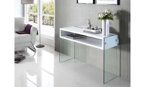 Console laquée JADE - Blanc