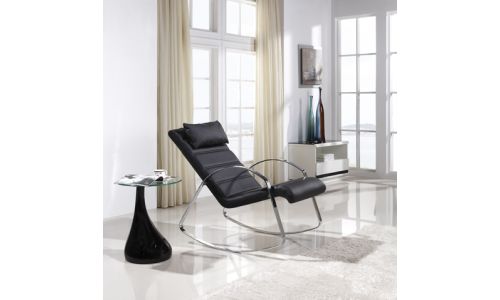  Fauteuil relax SANDRO - Noir