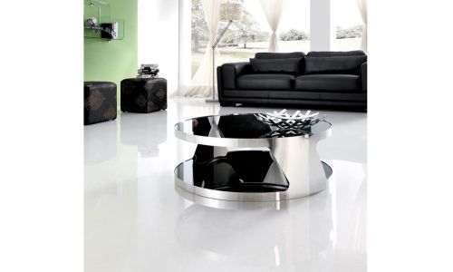 Table basse verre DELANO - Noir