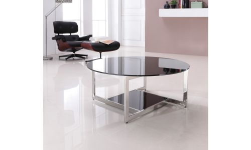 Table basse verre RIO - Noir 